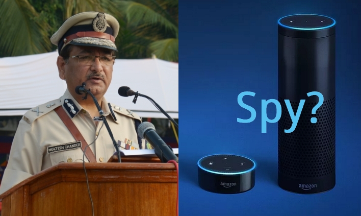 Goa DGP warns against Amazon Alexa, UC Browser, calls them biggest spies