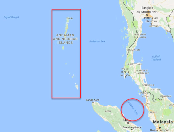 Andaman and The Straight of Malacca