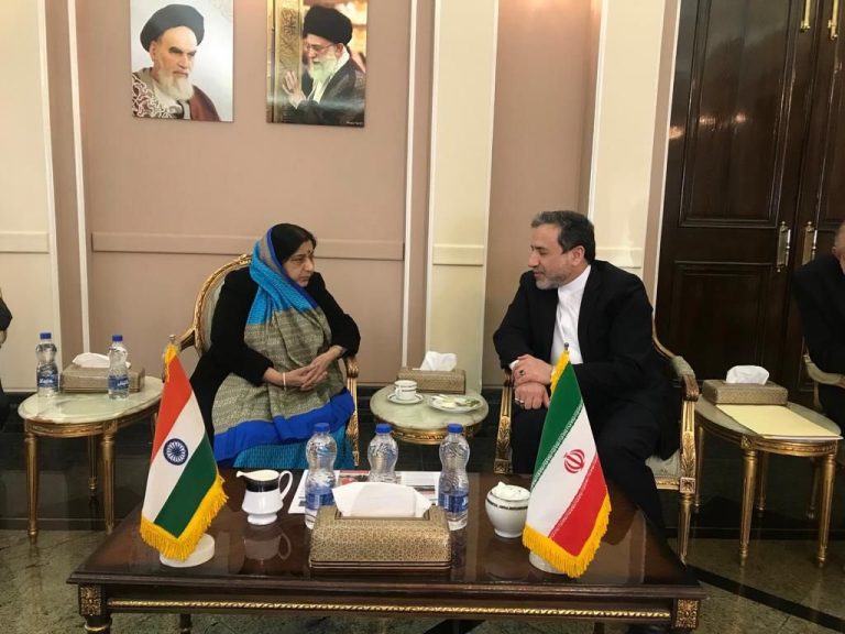 After dastardly terror attacks by Pakistan, Sushma Swaraj meets Iranian Deputy Foreign Minister, Araghchi tweets an emphatic ‘Enough is Enough’