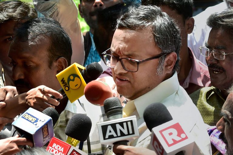 Karti Chidambaram appears before the ED in connection with INX Media money laundering probe