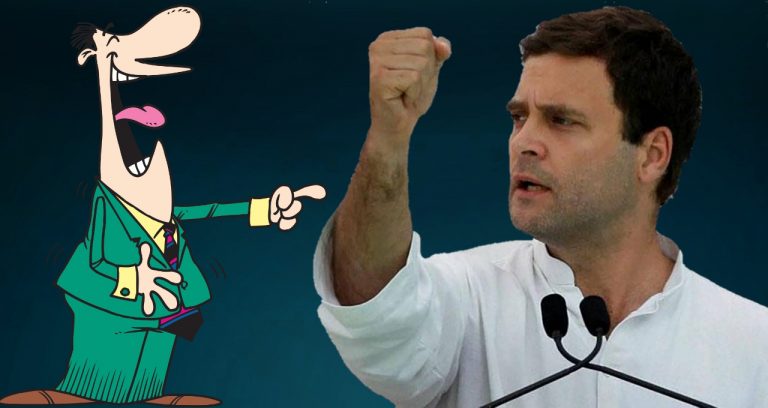 Rahul Gandhi takes a scripted question from a Congress worker he refers to as ‘miss’ Kapil