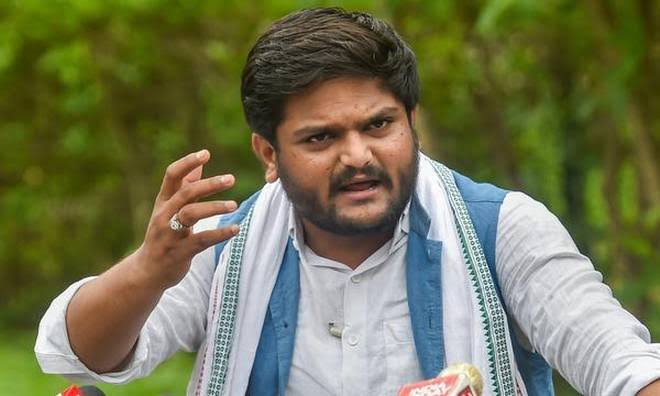 Hardik Patel had an unusual welcome by the Gujarat Pradesh Congress Committee