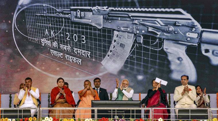 PM Modi launches “Made in Amethi” AK-203 rifle manufacturing facility, development projects in Rahul Gandhi’s home turf