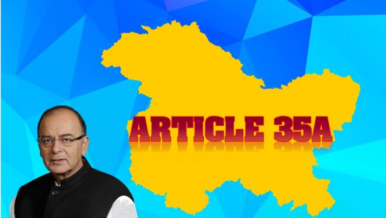 Article 35A is constitutionally vulnerable, hampering economic growth of Jammu and Kashmir: Arun Jaitley