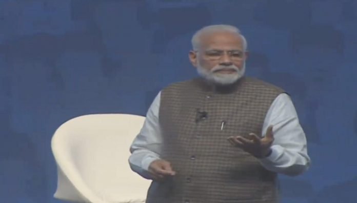 PM Modi addressed a mega Main Bhi Chowkidar event