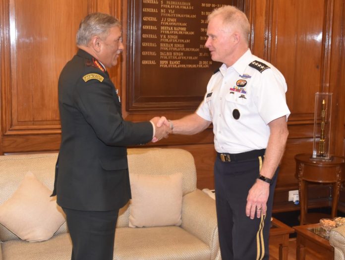 COAS Bipin Rawat met Commander of US Special Ops Command