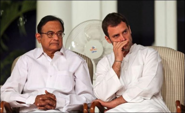 Rahul Gandhi says Chidambaram determined India’s economic future, forgets biggest economic scams took place under his nose