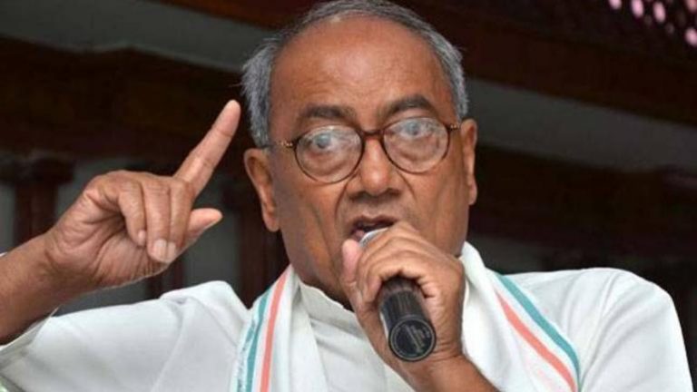 Digvijay Singh wants Congress leadership to march from Lal Qila to Lal Chowk to protest the abrogation of Article 370