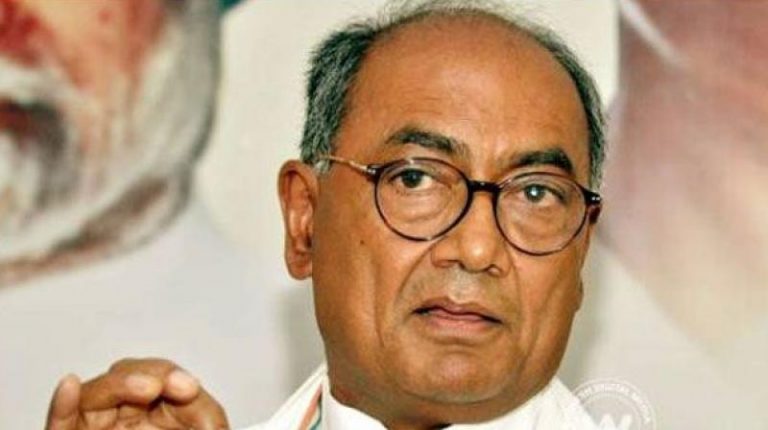 Watch: Digvijay Singh spreads the Rs. 15 lakh lie at a public rally, boy does a ‘surgical strike’ on him