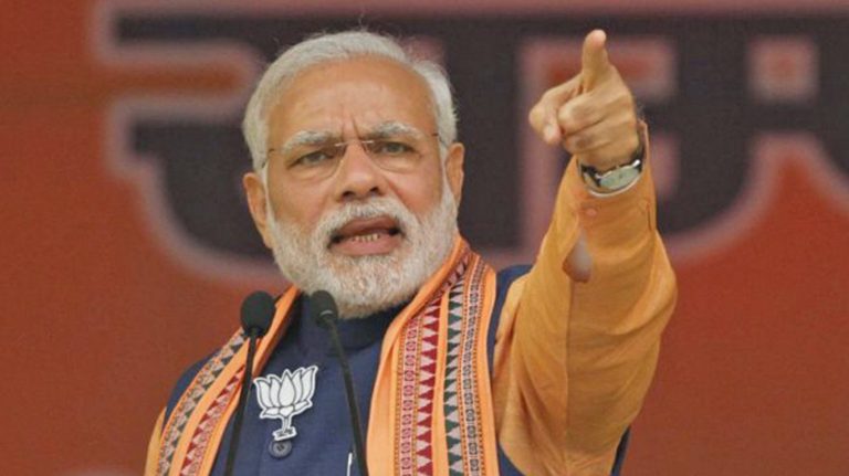 Modi challenges Congress to fight elections in Rajiv Gandhi’s name, who presided over Bofors scam and 1984 riots