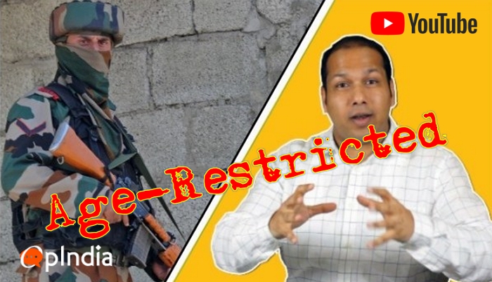 Youtube ‘restricts’ OpIndia video where Rivaldo exposed propaganda around Kashmir narrative