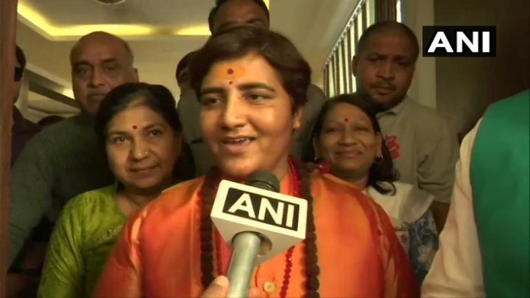 FIR filed against Sadhvi Pragya by Congress leader for her remarks against  Hemant Karkare