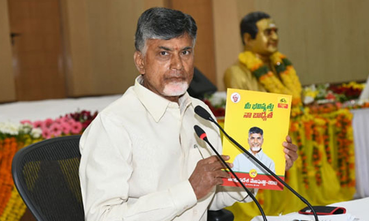 Chandrababu Naidu promises Rs 2 lakh per year to every family in Andhra Pradesh in 2019 election manifesto: Reports