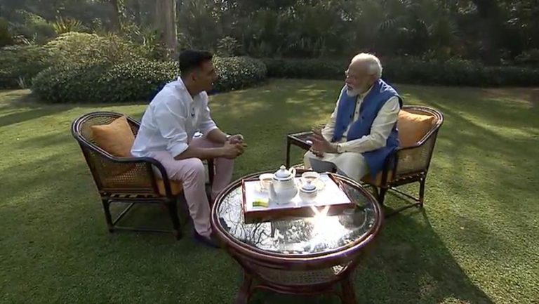 Mamata Banerjee sends kurtas and sweets for him says PM Modi in a freewheeling chat with filmstar Akshay Kumar
