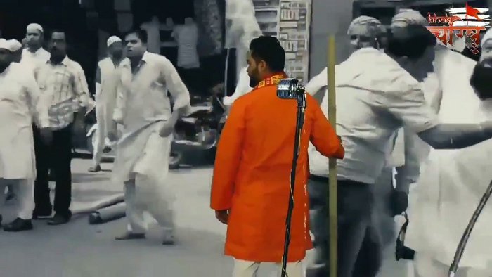 Congress uses photograph of police officer killed by Muslim mob as example of Hindu lynch mob victim