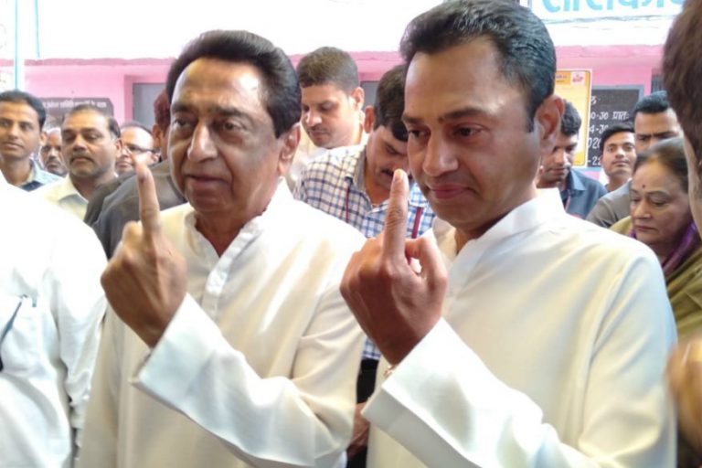 Madhya Pradesh CM Kamal Nath left red-faced as power supply tripped when he went to cast his vote