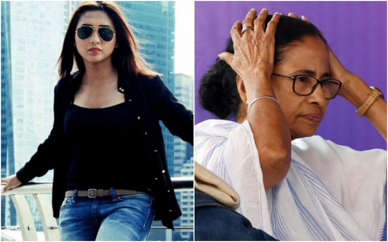 After wearing gloves while shaking hands with voters, actress turned TMC candidate yells at them
