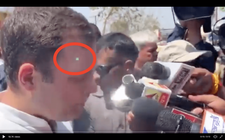 ‘Possible assassination attempt’ on Rahul Gandhi turned out to be camera flashed by AICC photographer