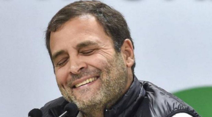 Congress justifies Rahul Gandhi’s disrespectful conduct, says he was on phone during President’s speech looking for meaning of Hindi words