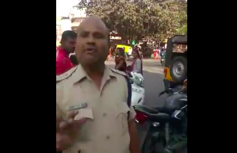 Ab Pradesh mein Congress ka raaj hai, yahan rehna hai to hamari baat manni padegi: Traffic offenders to cop in MP