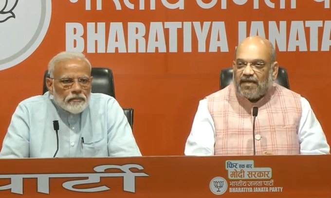 Incompetence or malice? Journalists mistake BJP press conference to the PM’s, attack PM Modi for not taking questions
