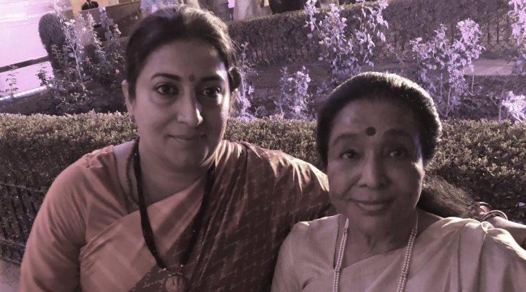 She cares, that is why she won: Asha Bhosle thanks Smriti Irani for helping her post oath-taking ceremony