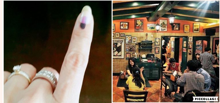 Patna: Eateries encashing on the election season offer discounts to people with inked fingers