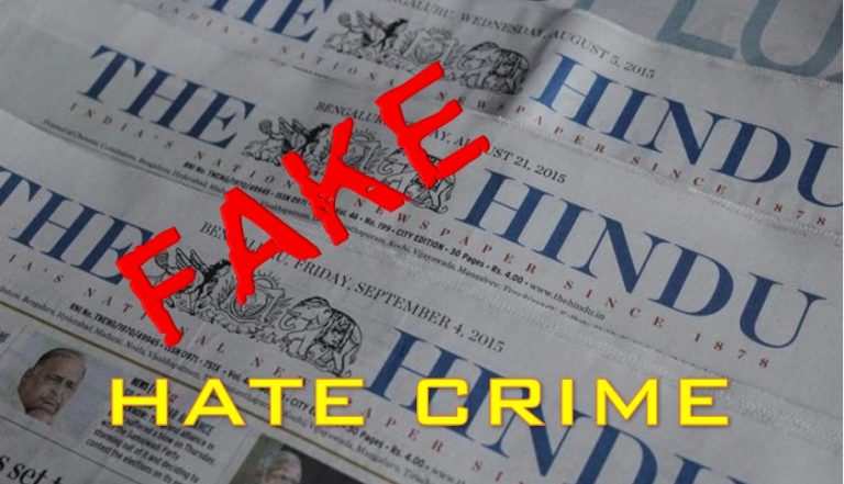 The Hindu reports alleged hate crime of Muslim man forced to chant Jai Shri Ram when the victim said it was too trivial