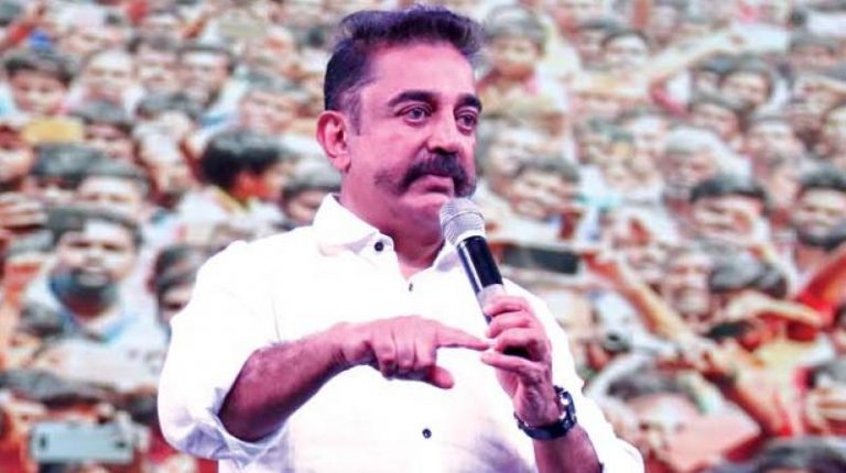 Chappals hurled at Kamal Haasan who now defends his ‘Hindu terrorist’ remark on Nathuram Godse calling it a ‘historical truth’