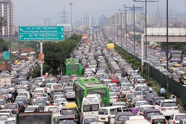 An iron hand and zero tolerance policy can ease Traffic and Pollution situation easily