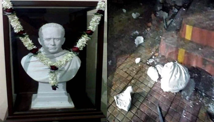 Kolkata: Political blame-game continues over Vidyasagar statue, issue being used to fuel regional chauvinism by TMC