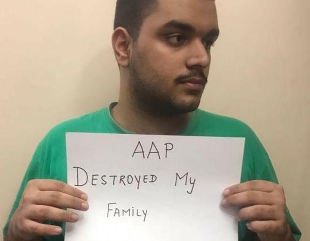 AAP candidate Balbir Jakhar’s son Uday Jakhar appeals voters not to vote for his father