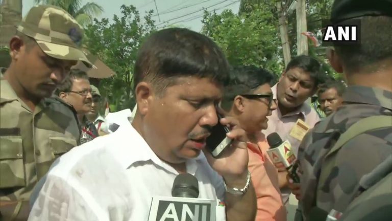 BJP candidate Arjun Singh attacked by TMC goons in Barrackpore