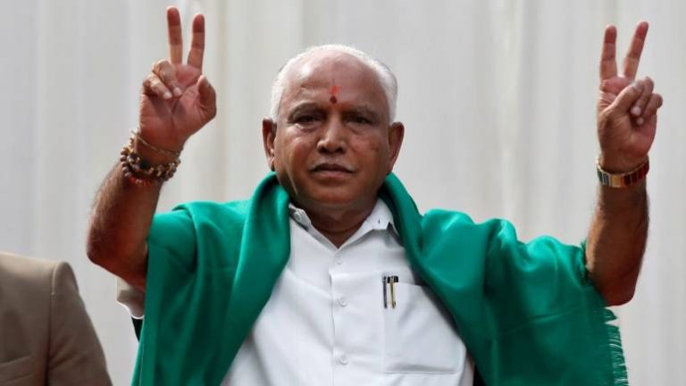 BJP stakes claim to form government in Karnataka, Yeddyurappa to take oath as CM at 6 PM