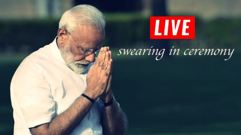 Live updates: Narendra Modi swearing in ceremony