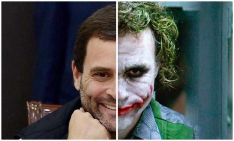 Rahul Gandhi is like the Joker. He just wants to watch the world burn