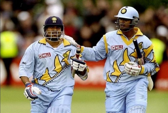 Sachin Tendulkar and Rahul Dravid in 1999 World Cup