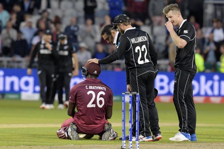 Video and statistics highlight from New Zealand v West Indies match