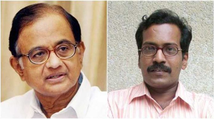 Journalist J Gopikrishnan had complained against Mr and Mrs Chidambaram using their 'Sr Advocate' title while facing trial for financial irregularities and scams