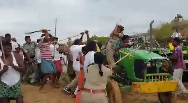Telangana female forest officer attacked by TRS leader Koneru Krishna and his followers during plantation drive