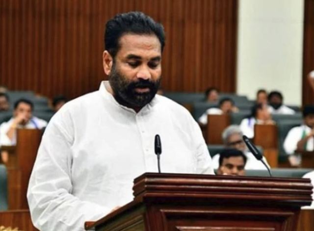 Andhra Pradesh: YSR Congress MLA takes oath in party chief and CM Jagan Reddy’s name in assembly