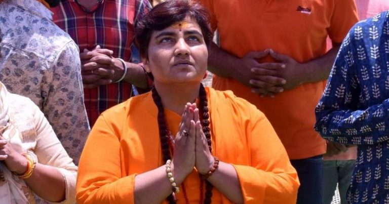 Opposition MPs create ruckus in parliament over Sadhvi Pragya Singh’s name as she took oath as Lok Sabha MP