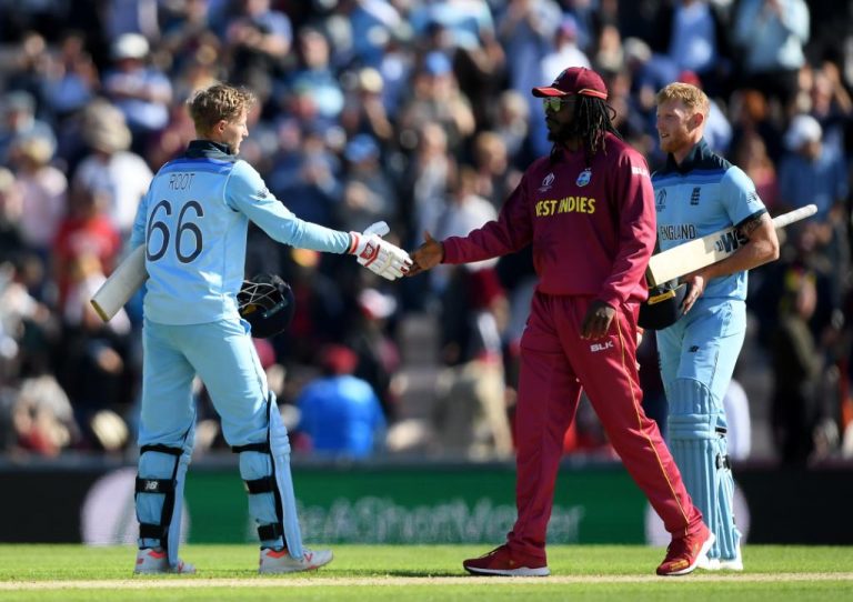 Video and stats highlight from England versus West Indies match