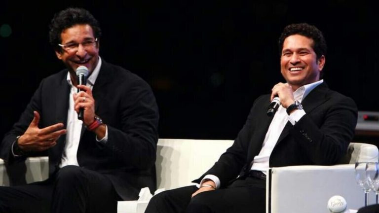 Wasim Akram praises the master blaster, says no point of sledging Tendulkar as it only motivated him
