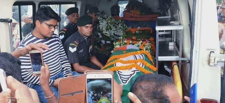 Baijayant Jay Panda slams BJD for draping martyr soldier’s coffin with party flag, BJD says it will take action against the party workers