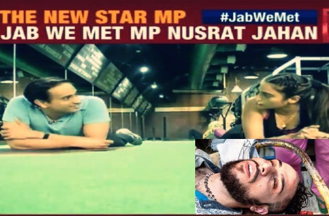 While West Bengal burns, Rahul Kanwal conducts a jolly interview with newly elected Trinamool MP Mimi Chakraborty