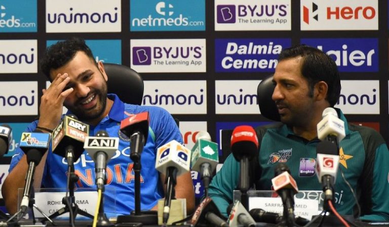 India-Pak match: Rohit credited success to newly born daughter while Sarfaraz refuses to blame the seniors for the defeat