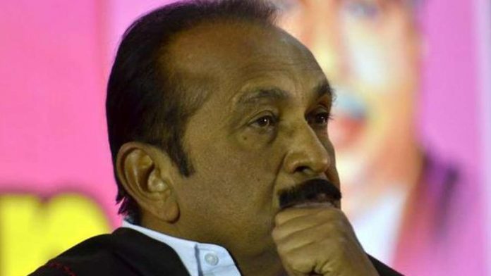 Vaiko found guilty of sedition in 2009 case