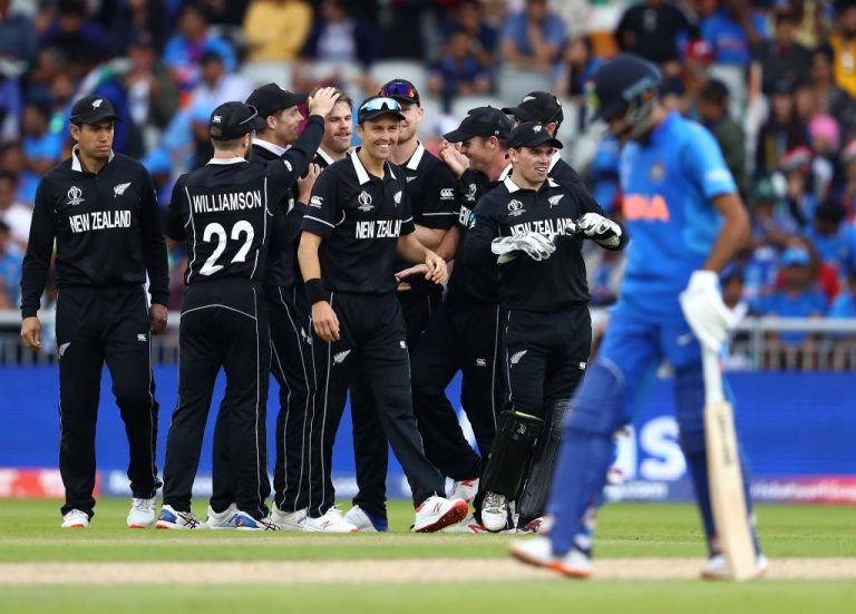 Video and stats highlights from India v New Zealand semi final