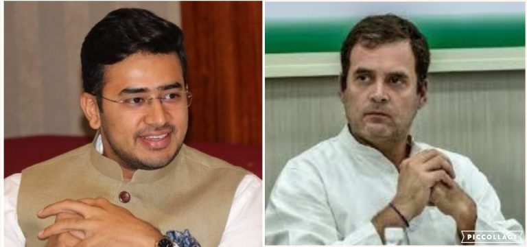 “When will he learn to place country over politics?” Tejasvi Surya slams Rahul Gandhi for his attack on PM Modi over Trump’s comment